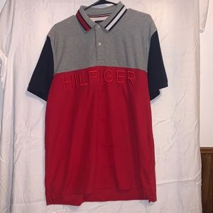 XL - Multi color - Tommy Hilfiger quarter button